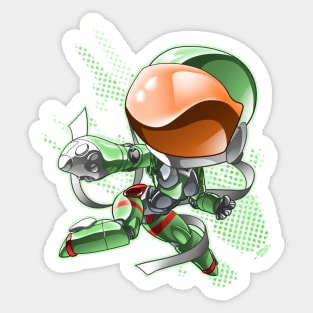 Asplenia Studios SD/chibi Linna (visor down) Sticker